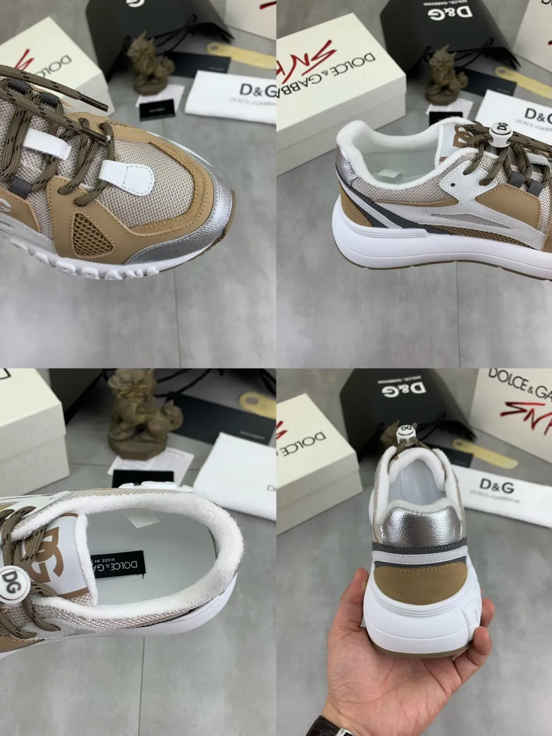Men's men's shoes 💰P580💰[New model] Couple 🧑‍🤝‍🧑 style Top original order quality Synchronized with "DOLCE&GABBANA [Dolce & Gabbana] ~ High quality." Effect Low-top casual DG men's shoes, loved by many celebrities, using high-end imported top-layer calfskin splicing design + cowhide feet, simple and elegant, perfectly interpreting the latest inspiration of shoes, integrating classics and fashion. Luxurious dreams, dominating fashion Suitable for drivers, light and comfortable to drive, light and breathable for outdoor travel, high-end quality, trustworthy, 6️⃣colors🉑️ to choose from! Code number: 35-46